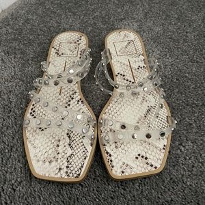Dolce Vita snake skin sandals